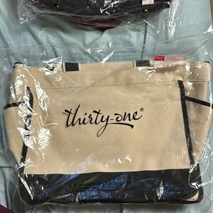 Thirty One Canvas Boat Tote - BNIP